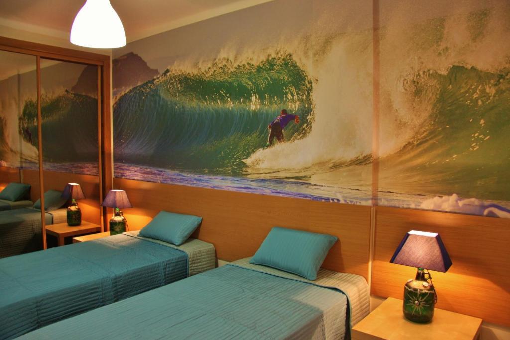 Supertubos Beach Hostel อาโตเกีย ดา บาเลยา ห้อง รูปภาพ